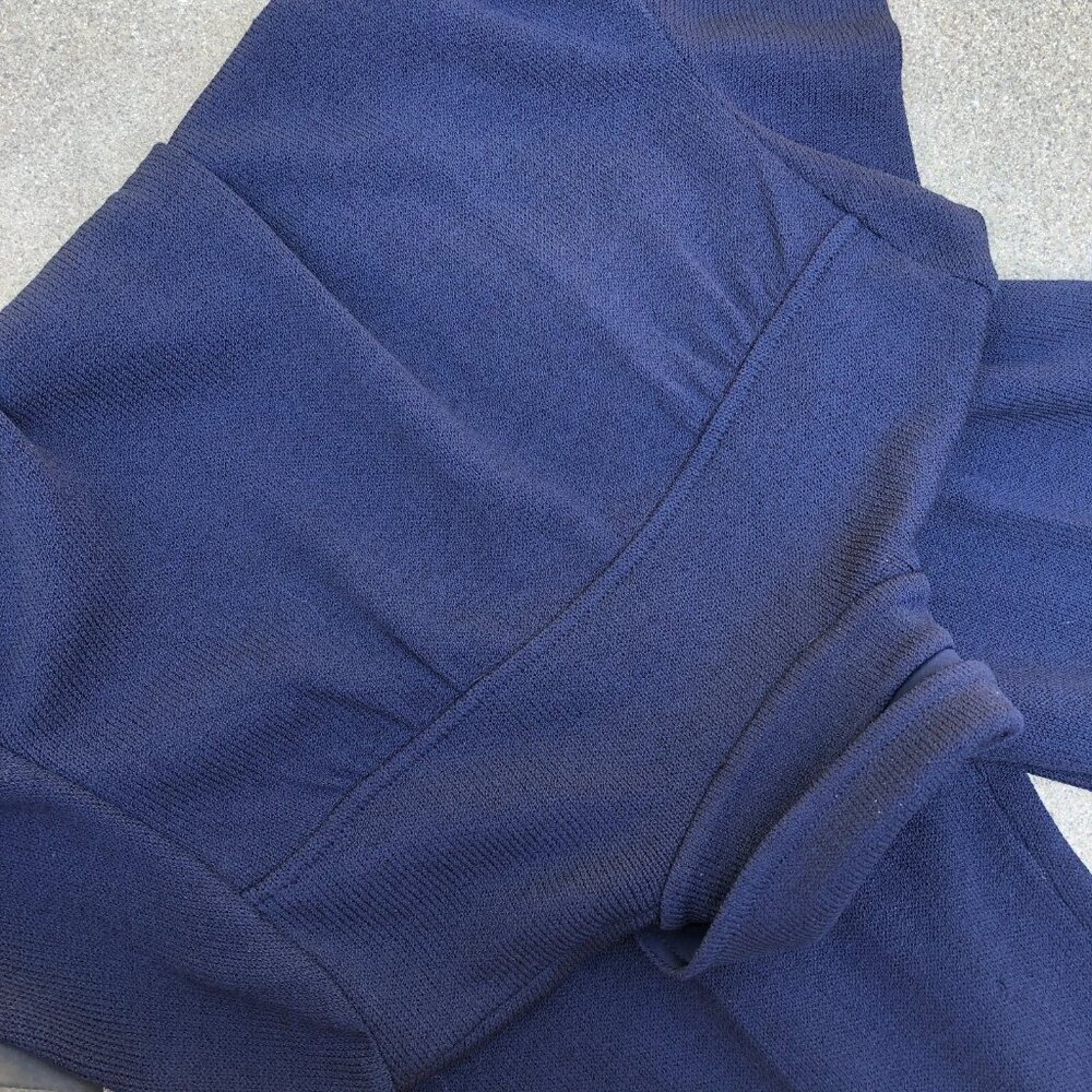 VTG ST JOHN Collection Marie Gray Santana Knit Jumpsuit Romper 2 Blue Designer - Picture 16 of 16
